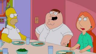 Family Guy  Dinner with the Simpsons [upl. by Kaufman]