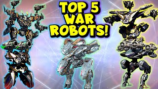 Top 5 Best Robots In War Robots Revealed MustSee 2023 [upl. by Urias]