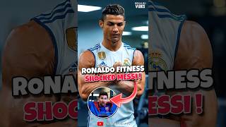 Ronaldo Fitness Shocked Messi  🔥💀 shorts ronaldo [upl. by Josey]