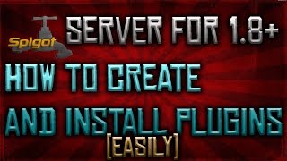 How to make BukkitSpigot Server  Server with Plugins  18188 Easy and Free [upl. by Senaj]