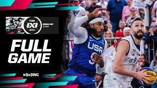 Serbia 🇷🇸 vs USA 🇺🇸  Men Final  Full Game  FIBA 3x3 World Cup 2023  3x3 Basketball [upl. by Alan]