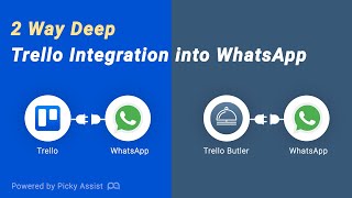 WhatsApp Integration Into Trello 2 Way Deep Integration 2022 [upl. by Norrie]