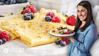 Easy Crepe Recipe [upl. by Dario23]