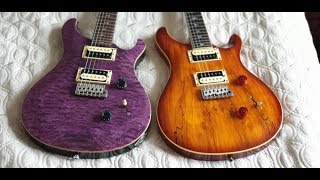 PRS SE Custom 24 Shootout  30th Anniversary vs Spalted Maple Limited 2018 [upl. by Jay]