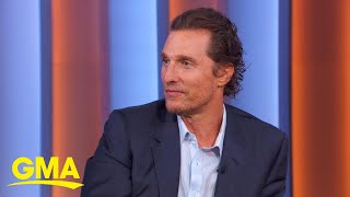 Matthew McConaughey talks Greenlights Grant Initiative [upl. by Eihctir]