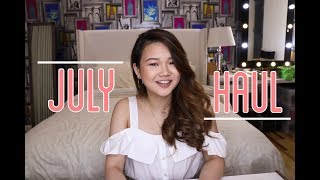 July haul  giveaway  Ashley Sandrine [upl. by Ahtenek]