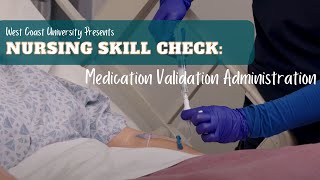 Nursing Skill Check Medication Validation Administration [upl. by Huda937]