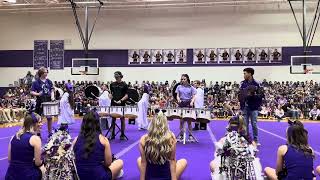 Tolar drumline homecoming pep rally 101124 [upl. by Nolyaj512]