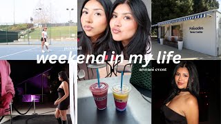 weekend in my life vlog  influencer events birthdays amp a night at home [upl. by Davon490]