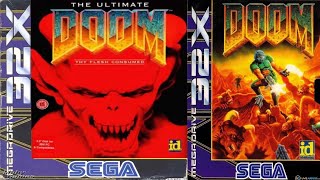 Ultimate Doom Sega Mega Drive 32X [upl. by Magavern]