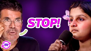 Simon Cowell STOPS 10 YearOld Indian Girl MidPerformance What She Does Next Will Blow Your Mind [upl. by Davin]