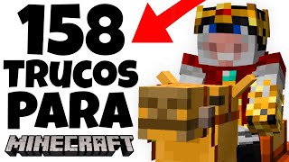 158 Nuevos Trucos Para Ser El Mejor En Minecraft [upl. by Cahilly]