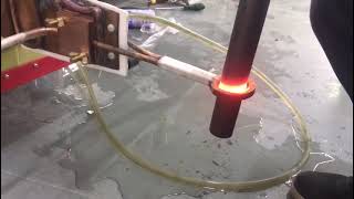 Induction heater for shaft surface hardening [upl. by Juliane]