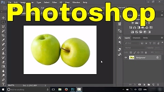 How To Make A Background Transparent In PhotoshopTutorial [upl. by Nylessoj]