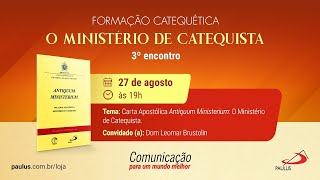 Live Formação Catequética – O Ministério de Catequista [upl. by Aicener]