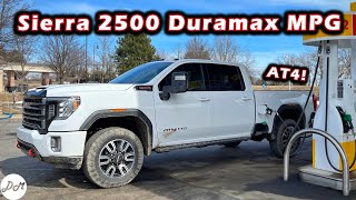 2022 GMC Sierra 2500 Duramax Diesel – MPG Test  Realworld Highway Range amp Fuel Economy [upl. by Polinski]