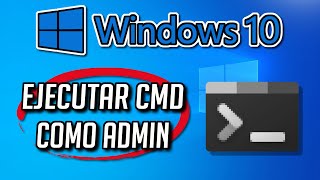 Como Ejecutar CMD como administrador en Windows 10 [upl. by Artamas]