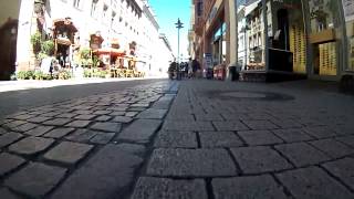 FPV  RCCar drives down Heidelberg main street  pedestrian area [upl. by Tobie700]