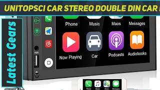 UNITOPSCI Car Stereo Double Din Car Radio  Short Review [upl. by Delinda]