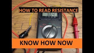 Use Multimeter to Test Resistance and Continuity [upl. by Lokcin680]