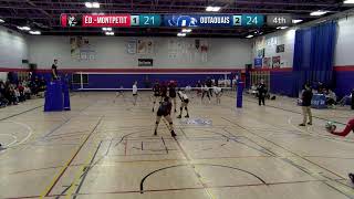 RSEQ D1 Volleyball Féminin 🏐 ÉdouardMontpetit  Outaouais 20240202 [upl. by Lyckman]