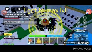 I finally got to max lvl on blox fruits bloxfruits roblox [upl. by King]