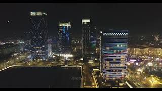 Night Tashkent City By Drone [upl. by Ines434]