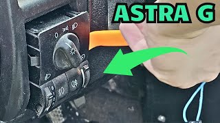 Opel Astra G Light Switch Removal  Quick Guide [upl. by Allimaj105]