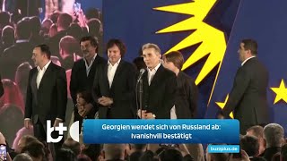 Georgien „wendet“ sich von Russland ab Regierung des Milliardärs Ivanishvili bestätigt [upl. by Ettenahc221]