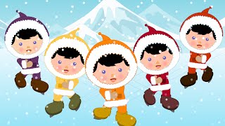 Five little Eskimos  Kindergarten Nursery Rhymes For Toddlers  Cartoons For Children by Kids Tv [upl. by Adnilim194]