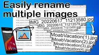 Quickly amp Easily Rename Multiple Images [upl. by Thordia515]