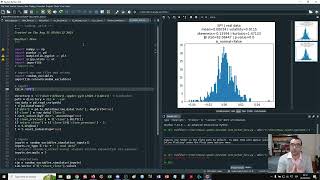 20241 Finanzas con Python 11 datos reales plot cociente de Sharpe y tests de normalidad [upl. by Bernadene]