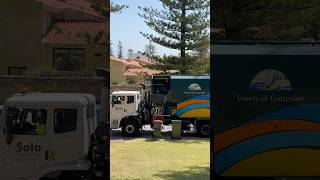 Town Of Cottesloe Garbage bins garbagetruck shorts wastebin [upl. by Naesad759]