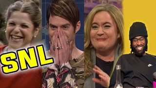 SNL CAST BREAKING CHARACTER Funniest Moments [upl. by Heall]