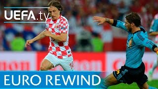 UEFA EURO 2012 highlights Croatia 01 Spain [upl. by Janene464]