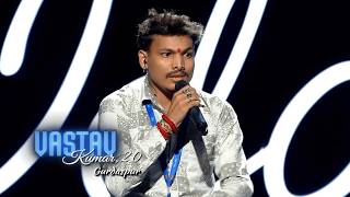 Vastav Kumar’s Unforgettable Tere Bin Nahin Jeena Audition on Indian Idol [upl. by Bricker553]