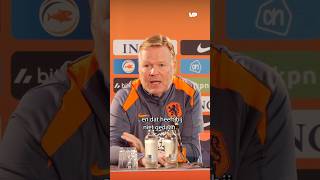 ‘IK hoop dat je er BLIJ van WORDT VALENTIJN’ 💥 Begrijp je de reactie van Koeman 😤 koeman [upl. by Elimac]