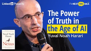 Yuval Noah Harari on The Power of Truth in the Age of AI [upl. by Nyram]