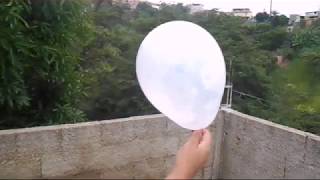 COMO FAZER BALÃO QUE VOA COM SODA CAUSTICA HOW TO MAKE FLYING BALLOON WITH CAUSTIC SODA [upl. by Southworth478]