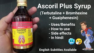 Ascoril plus syrup uses in hindi 👍 [upl. by Snebur]