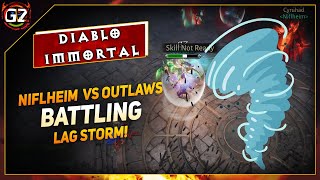 Outlaws vs Niflheim  Battling Through the Lag Storm  DH  Diablo Immortal [upl. by Aynuat715]