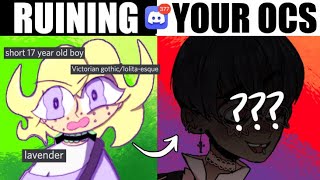 obliterating my subscribers OCs  TEXT ONLY OC DRAWING CHALLENGE [upl. by Trinetta]