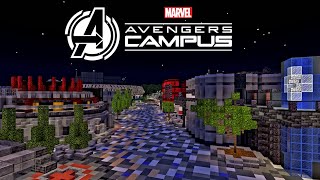 Avengers Campus Disneyland paris Minecraft 🇫🇷 [upl. by Nebuer]