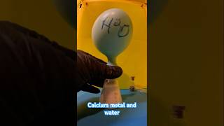 Calcium Metal Reaction stem science [upl. by Aihsercal]