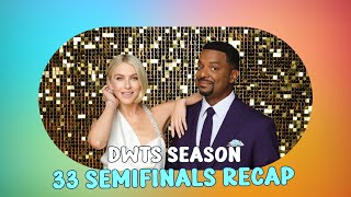 Live Updates Dancing With The Stars Season 33 Semifinals Recap [upl. by Nayk]