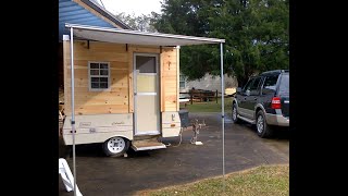 Pop Up Camper to Hardside Conversion  Part 20  An Awning [upl. by Lesya]