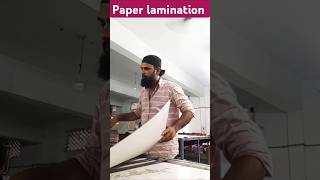 Paper lamination 🔥 😘🔥viralvideo shortvideo funny [upl. by Nivrem]