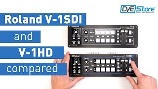 Quick Comparison Roland V1SDI amp V1HD [upl. by Eelsnia]