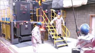 Modular Induction furnace system installation [upl. by Porta264]