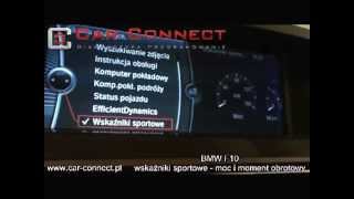 BMW F10 wskaźniki sportowe sport gauges [upl. by Idnek]